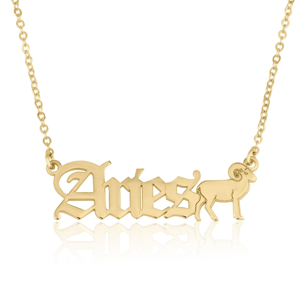 Aries Symbol Necklace