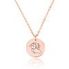 Aries Zodiac Disk Necklace - Beleco Jewelry