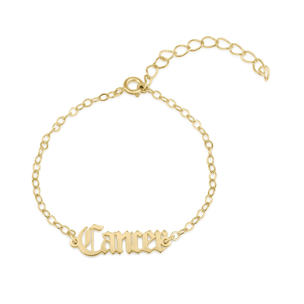 Cancer Script Bracelet