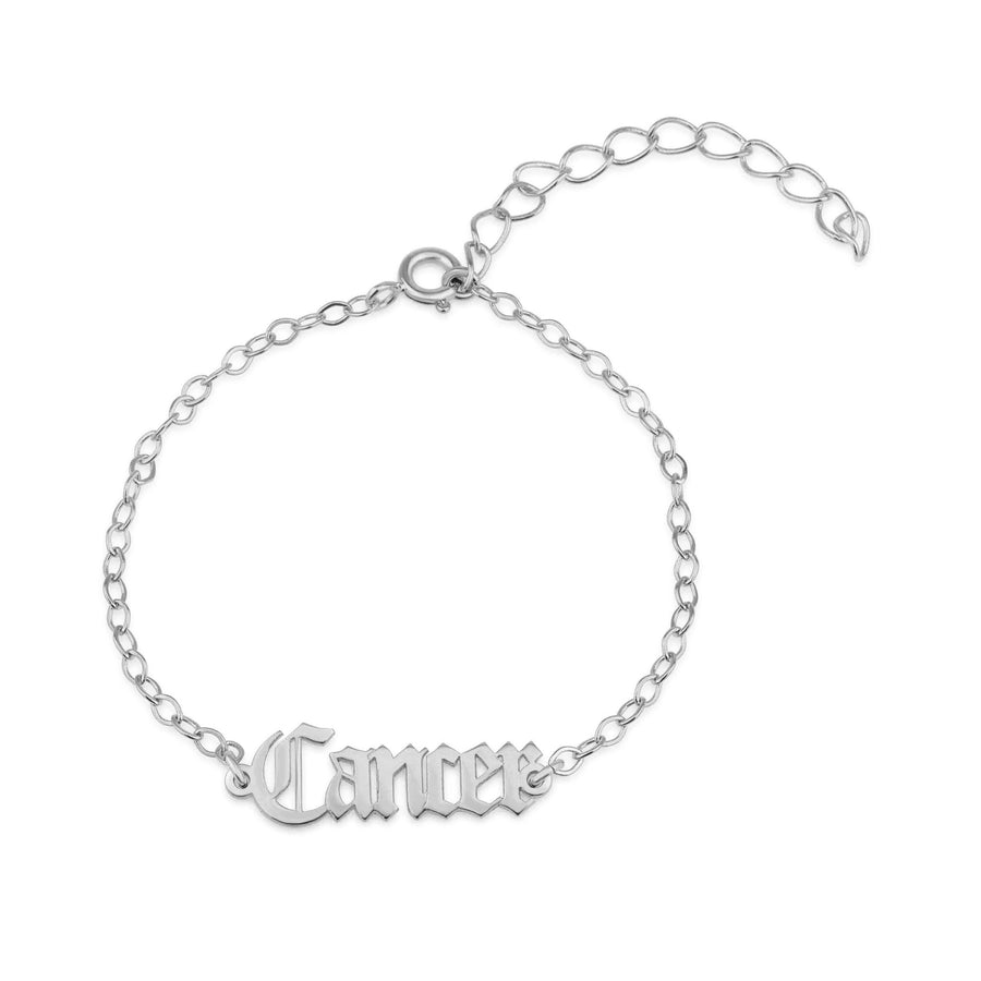 Cancer Script Bracelet