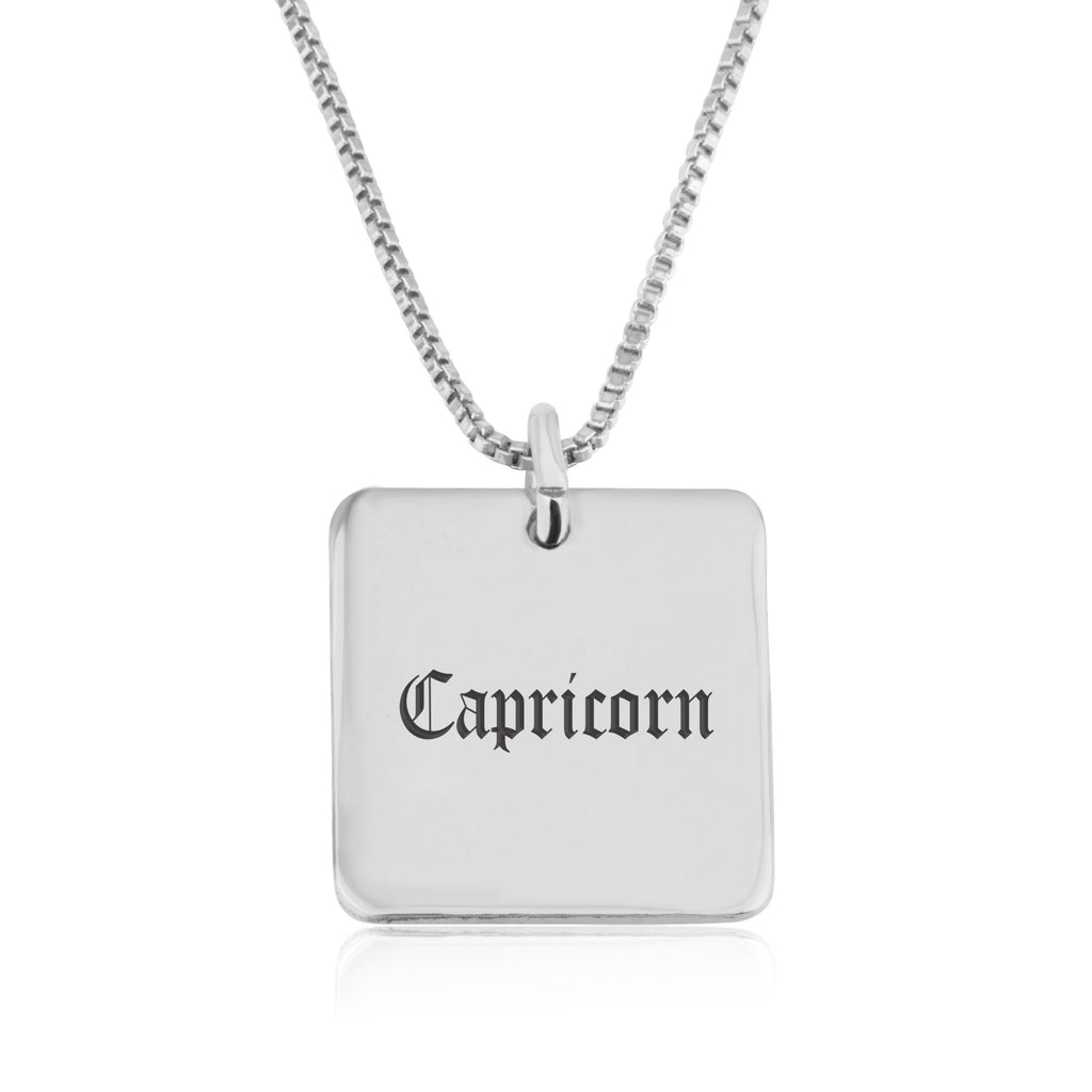 Capricorn Charm Necklace - Beleco Jewelry
