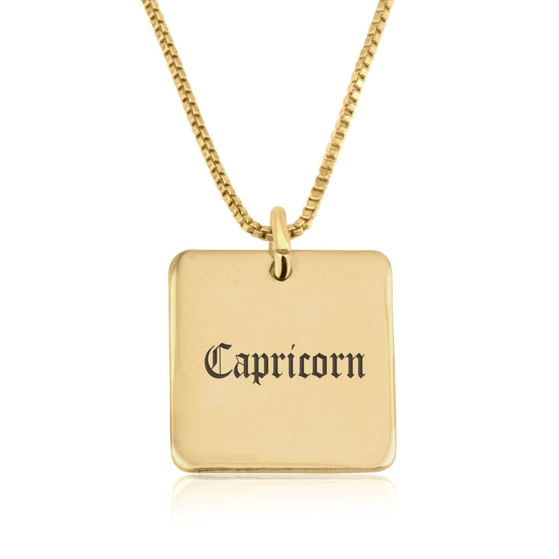 Capricorn Charm Necklace - Beleco Jewelry
