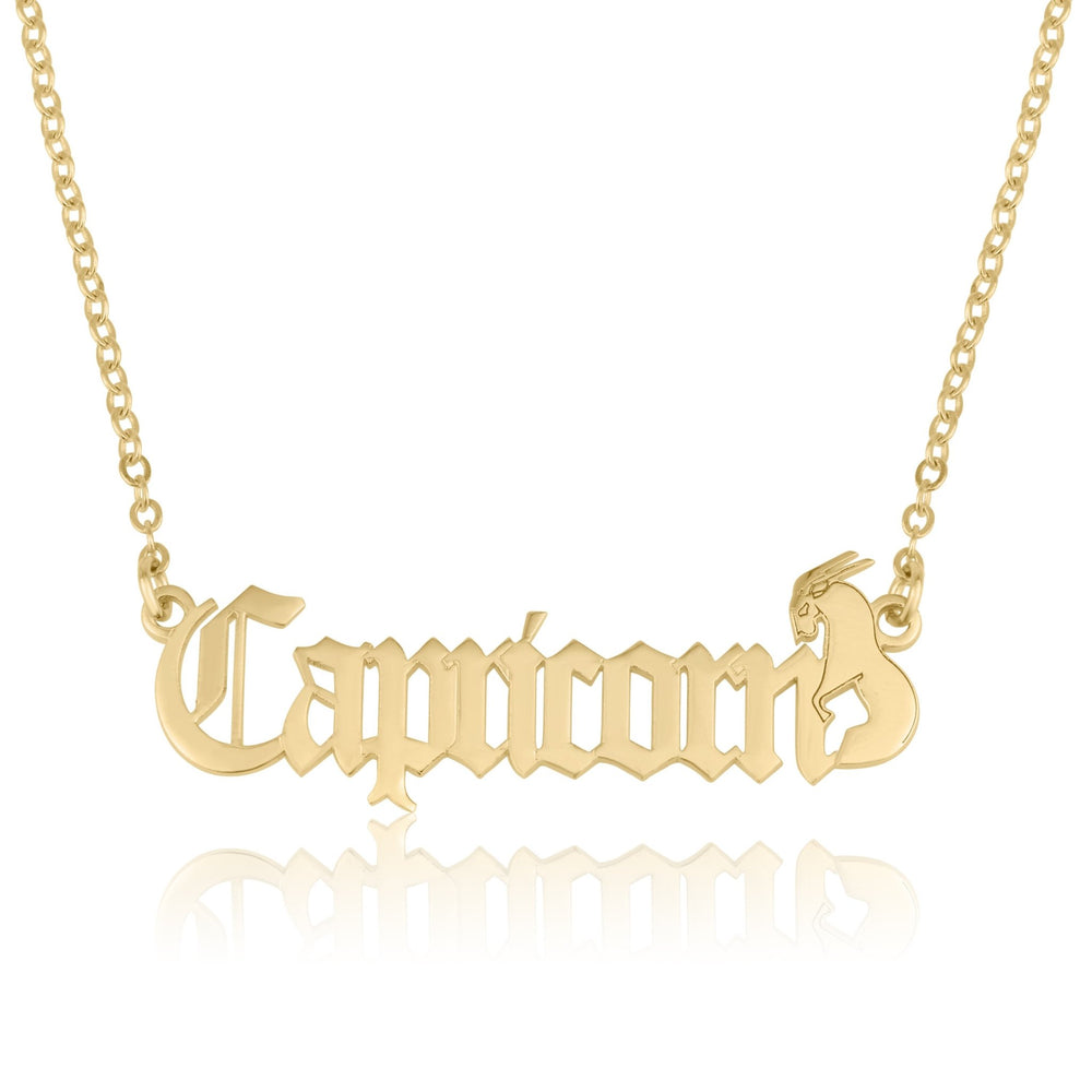 Capricorn Symbol Necklace