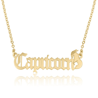 Capricorn Symbol Necklace