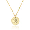 Capricorn Zodiac Disk Necklace - Beleco Jewelry