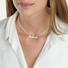 Carrie Full Pearls Name Necklace - Beleco Jewelry