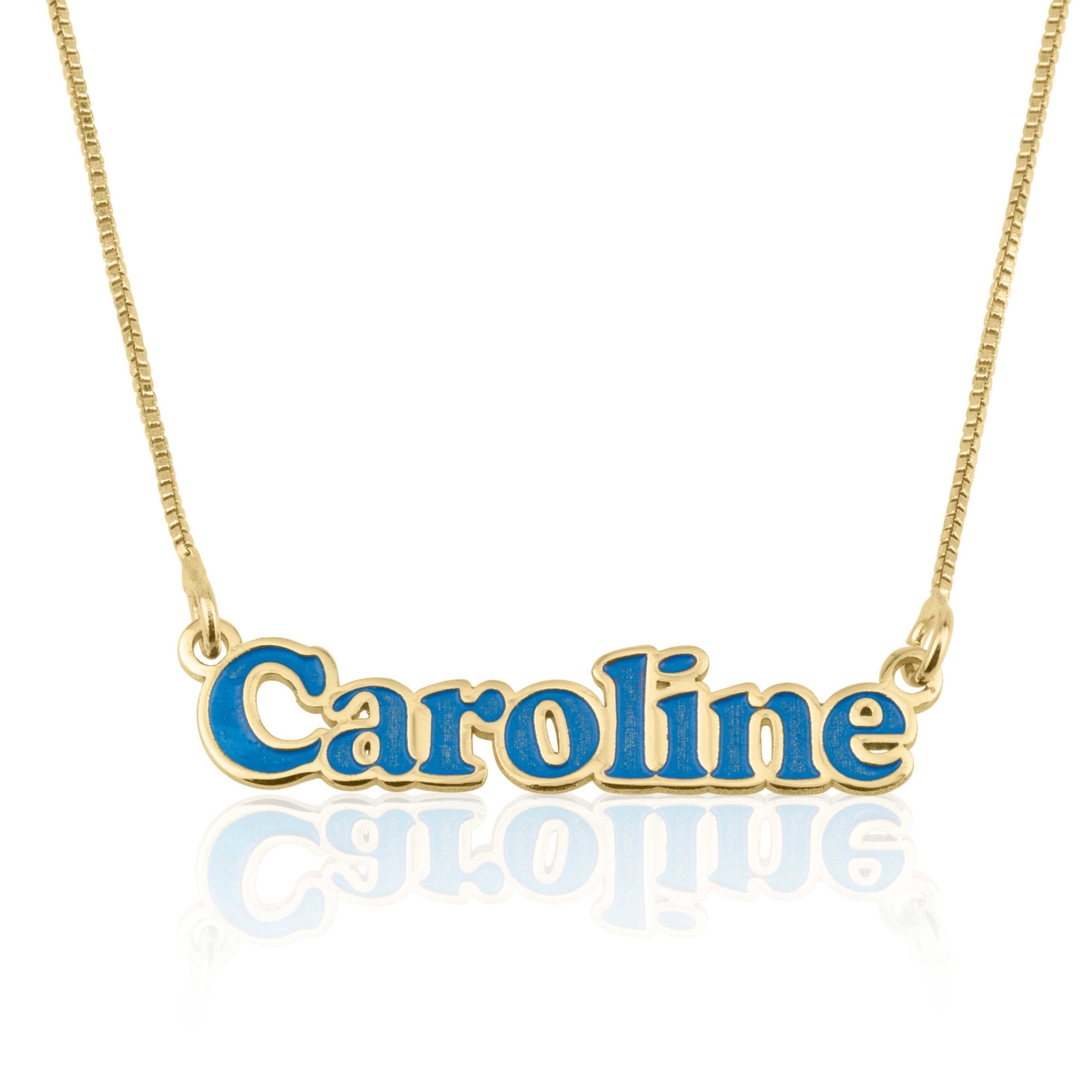 Caroline name sale necklace