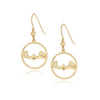 Custom Arabic Hoop Name Earrings - Beleco Jewelry