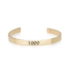 Custom Birth Year Cuff Bracelet - Beleco Jewelry