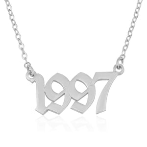 Custom Birth Year Necklace - Beleco Jewelry