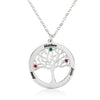 Custom Family Tree Necklace With Birthstones - Beleco Jewelry