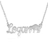 Custom Name Necklace With Taurus Zodiac Sign - Beleco Jewelry