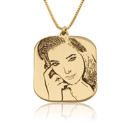 Custom Portrait Necklace