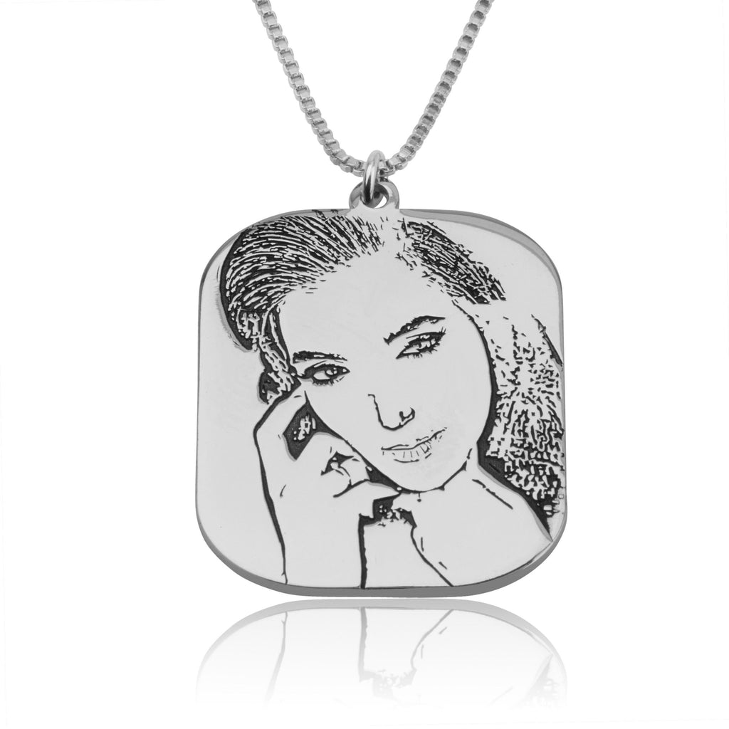 Custom Portrait Necklace - Beleco Jewelry