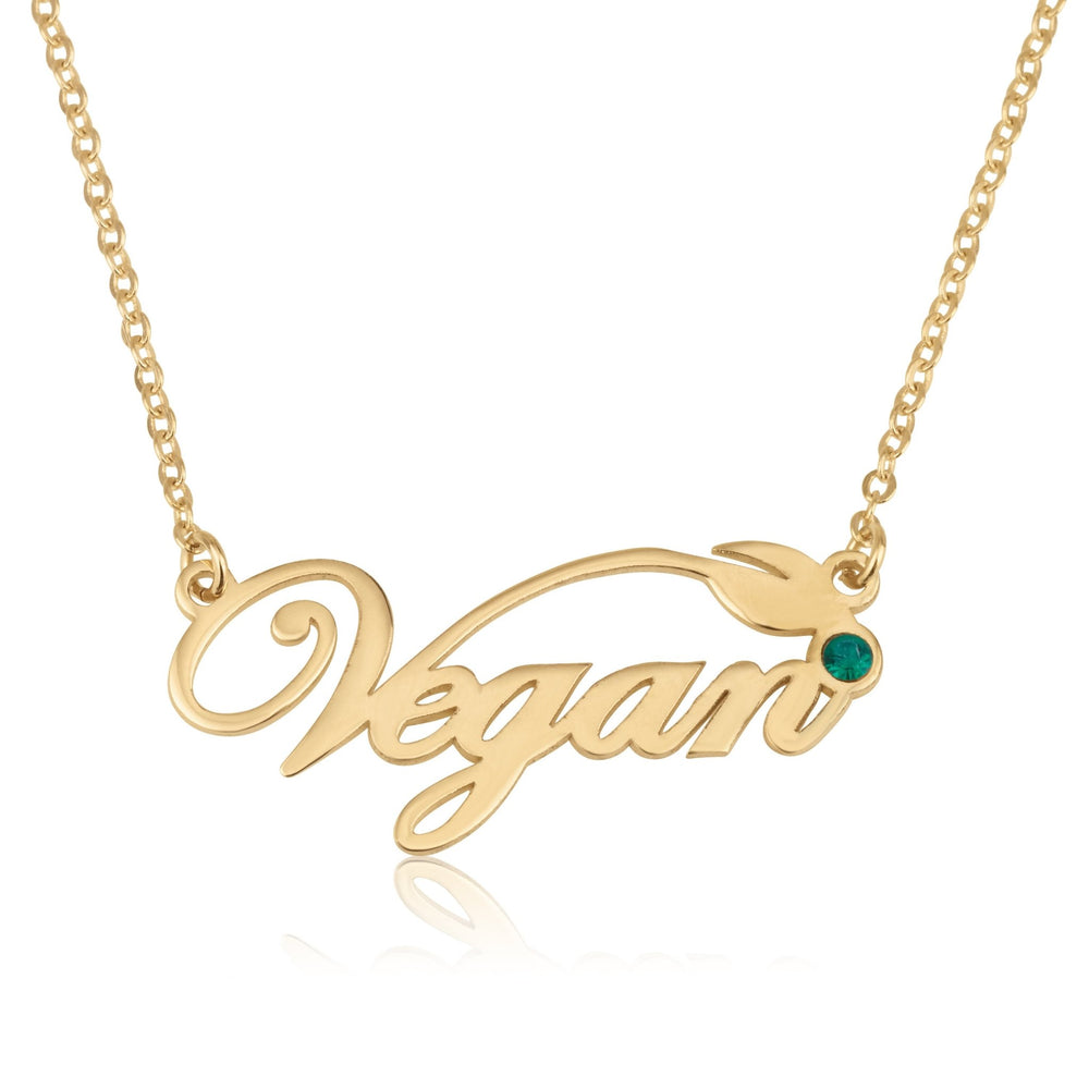 Custom Vegan Pride Necklace