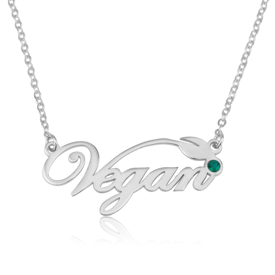 Custom Vegan Pride Necklace