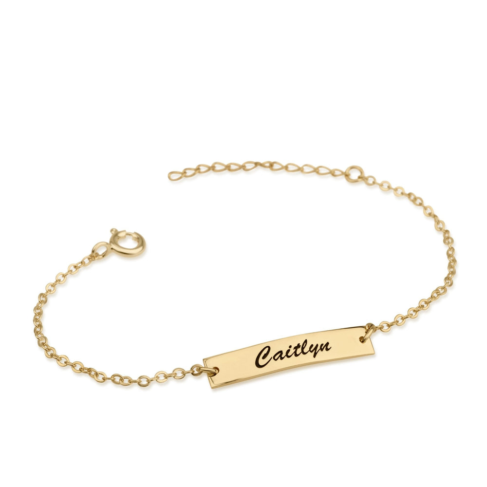 Customize Baby Bar Name Bracelet