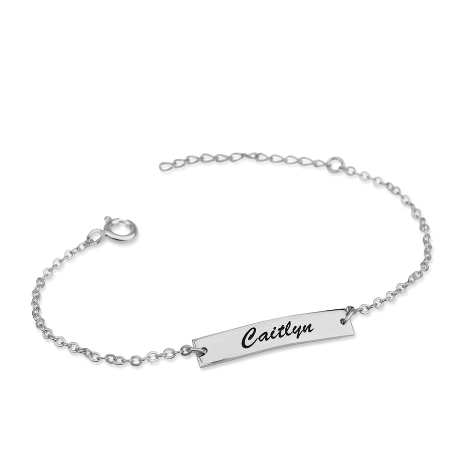 Customize Baby Bar Name Bracelet