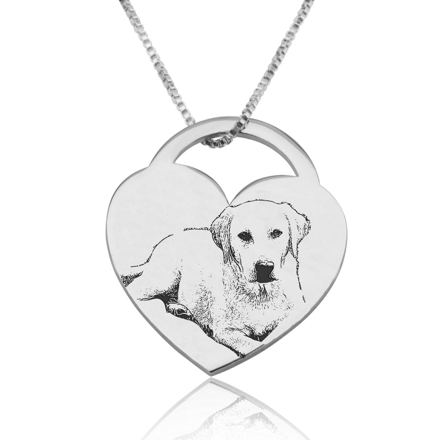 Customize Dog Picture Necklace