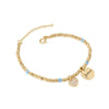Customize Laser Beads Bracelet With Opal Stones - Beleco Jewelry