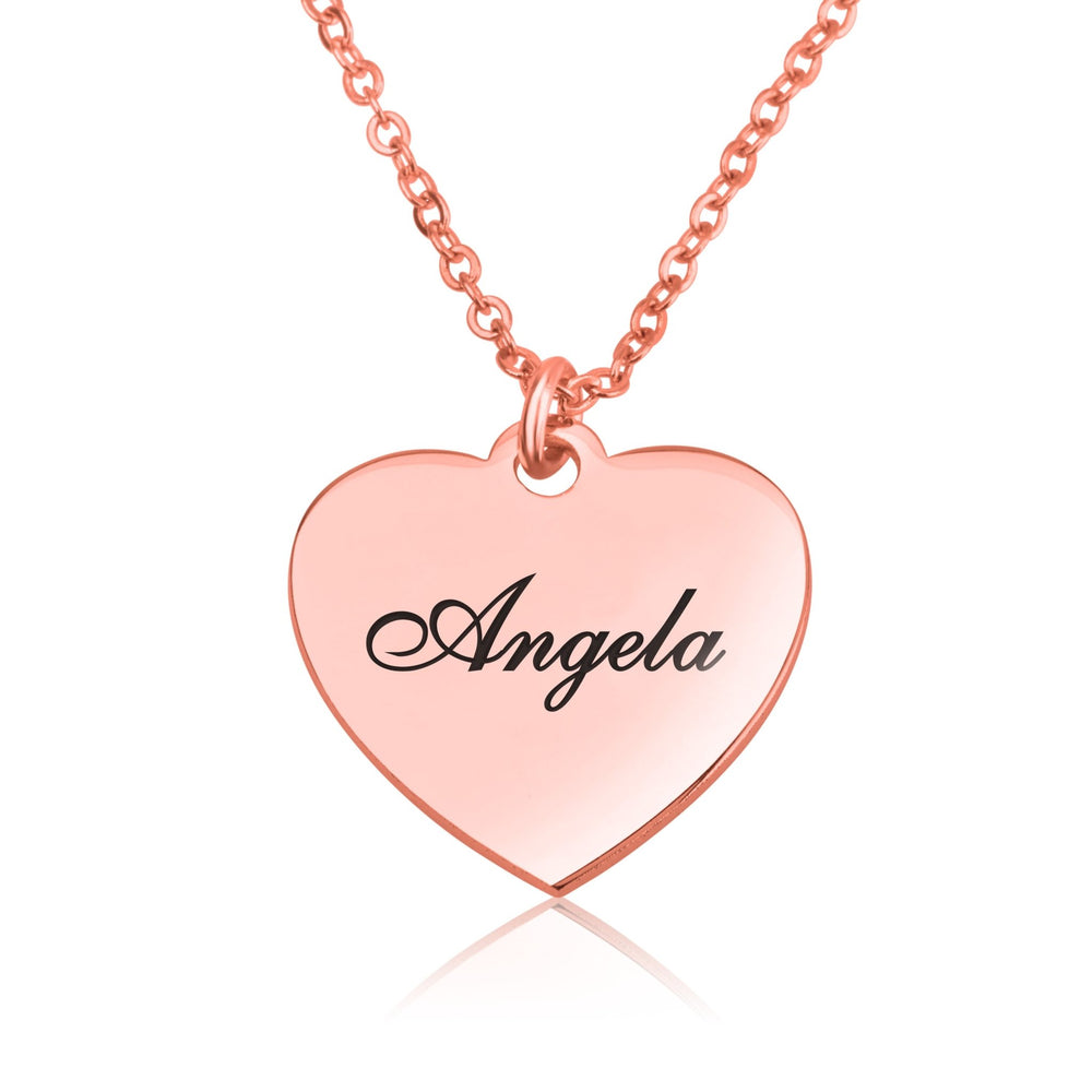 Customized Heart Necklace