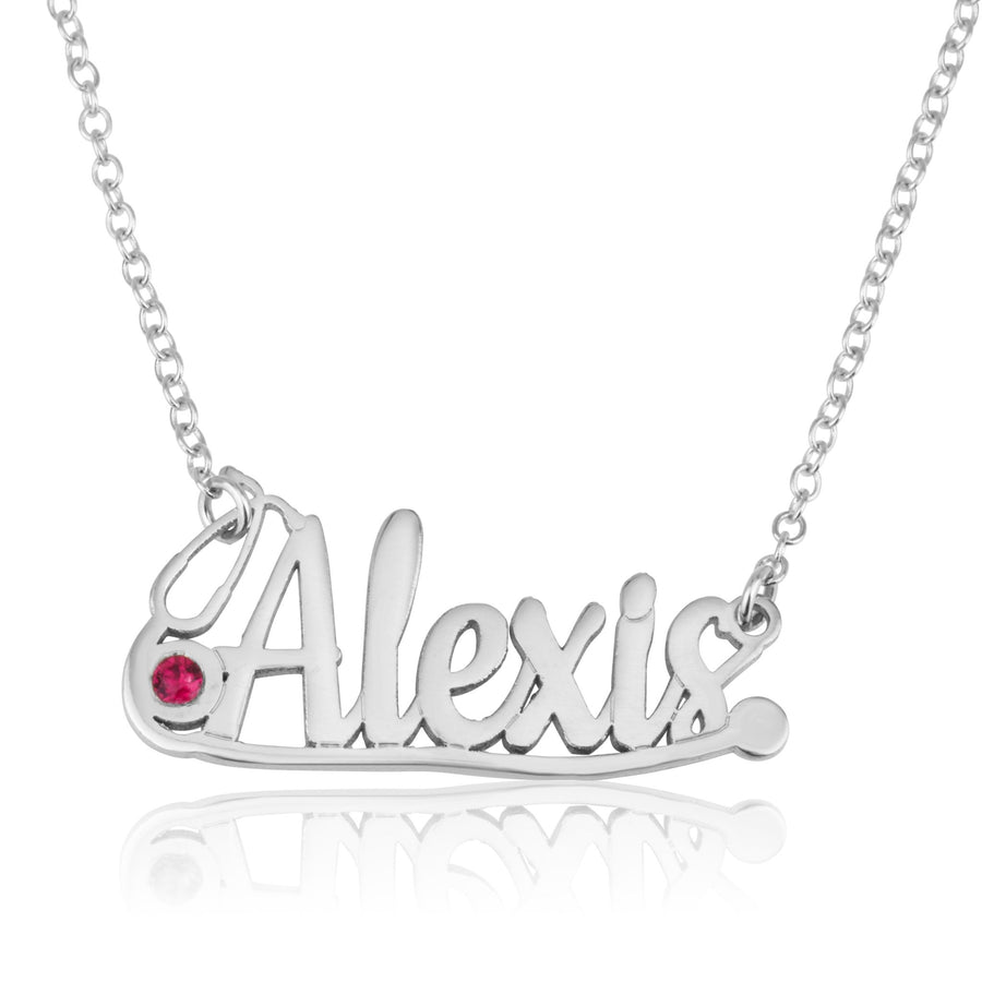 Doctor Stethoscope Necklace With Name And Birthstone