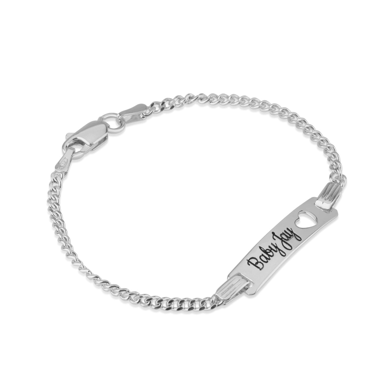 Cheap Goxijite Personalized Baby Name Bracelet Custom Name For Children  Infant Boy Girls Stainless Steel Adjustable Bar Bracelets | Joom