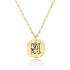 Engraving Letter Necklace - Beleco Jewelry