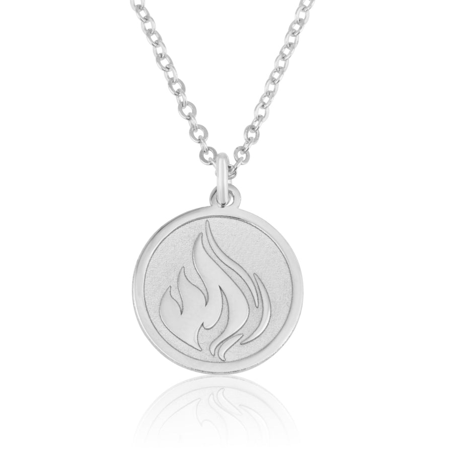 Fire Symbol Necklace