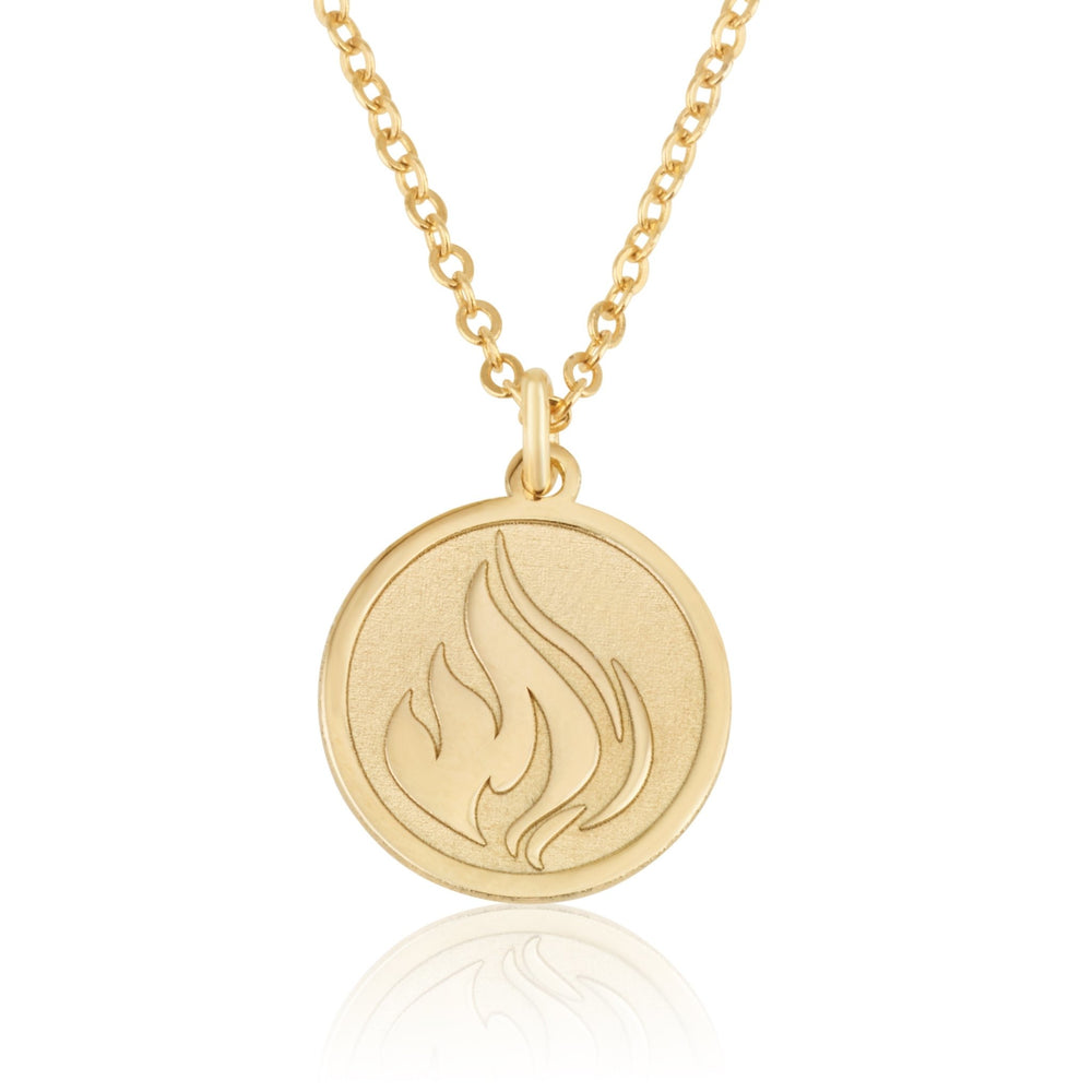 Fire Symbol Necklace