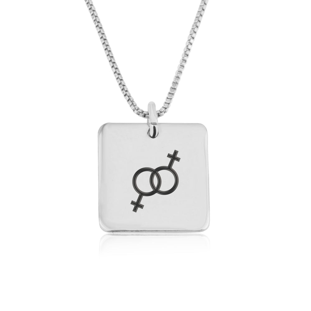 Lesbian Pride Necklace