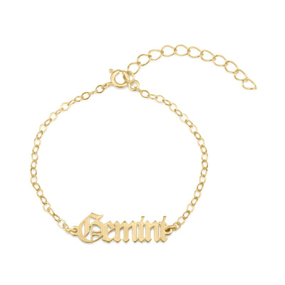 Gemini Script Bracelet