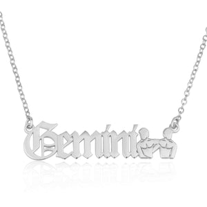 Gemini Symbol Necklace - Beleco Jewelry