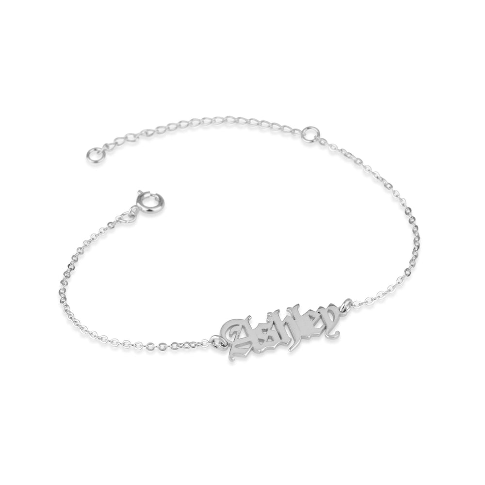 Gothic Name Bracelet