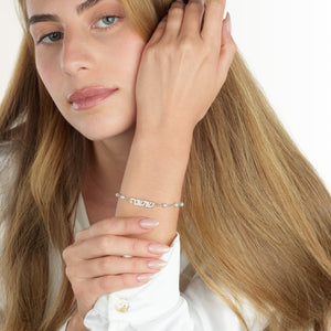Hebrew Pearl Bracelet - Beleco Jewelry