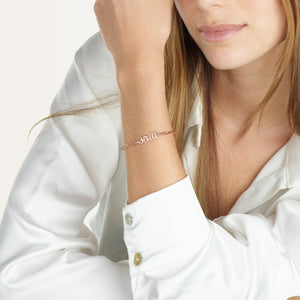 Hindi Paperclip Bracelet - Beleco Jewelry