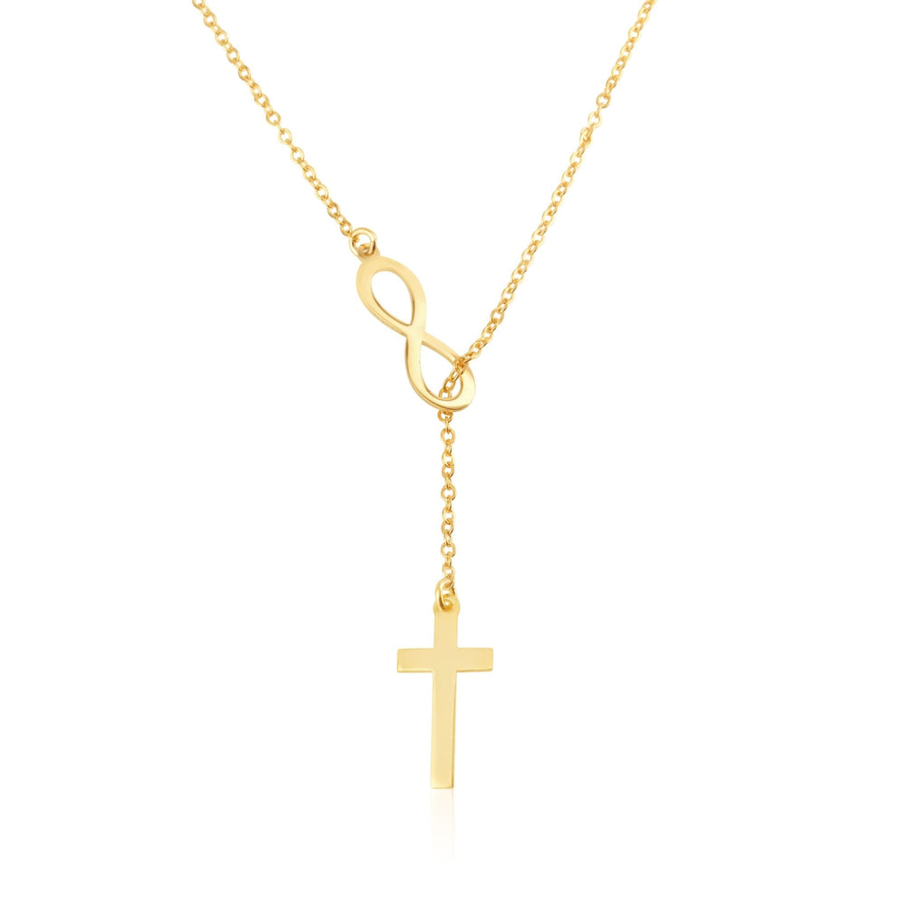 Infinity Cross Necklace