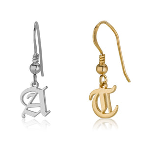 Initial Earrings - Beleco Jewelry