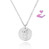 Koala Engraving Disc Necklace - Beleco Jewelry
