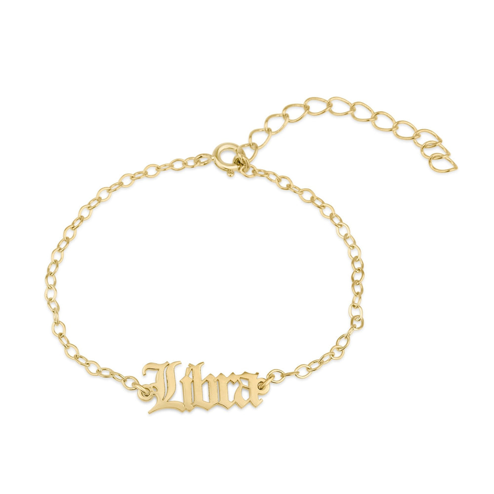 Libra Script Bracelet