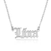 Libra Script Necklace - Beleco Jewelry