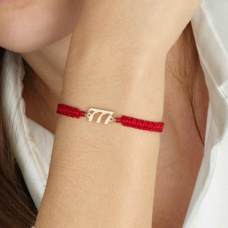 Macrame Angel Numbers Bracelet