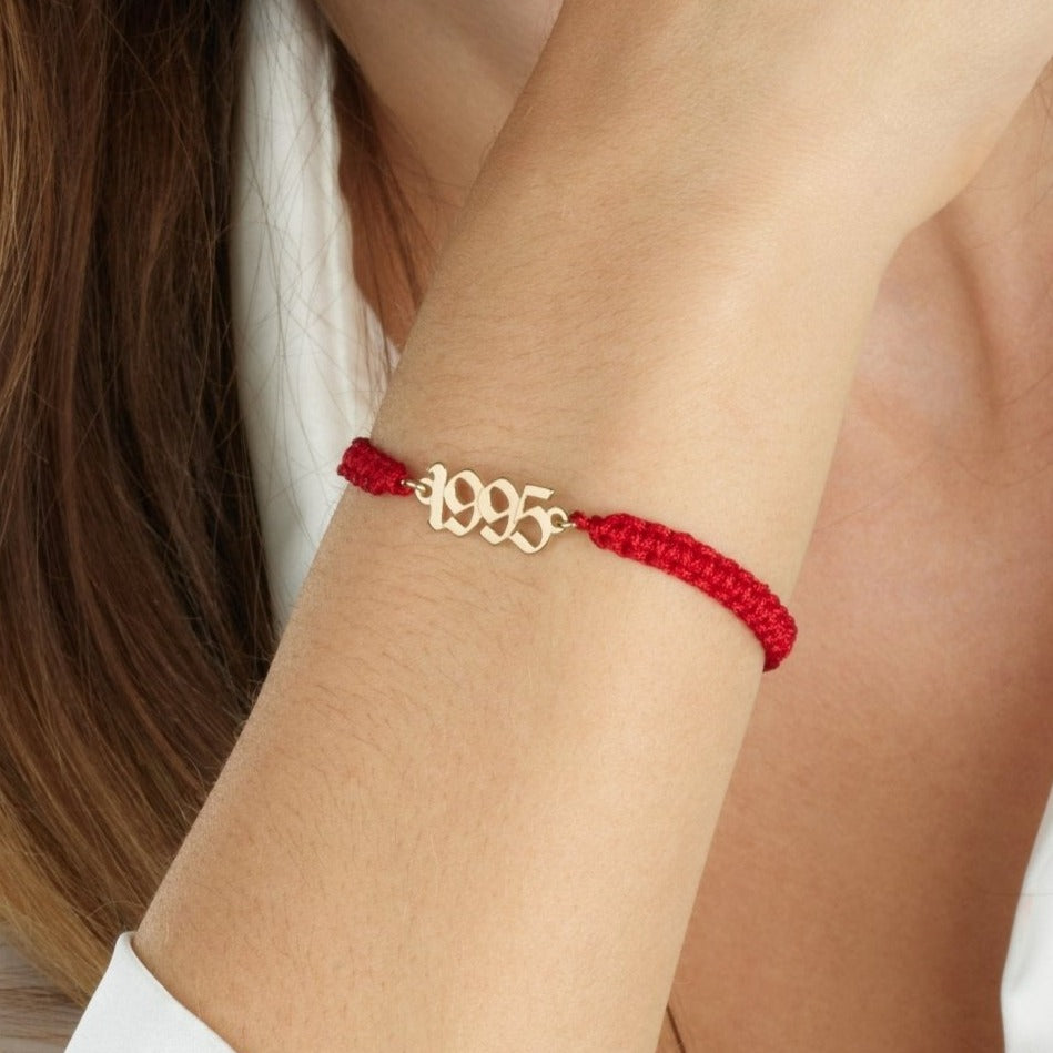 Macrame Birth Year Bracelet
