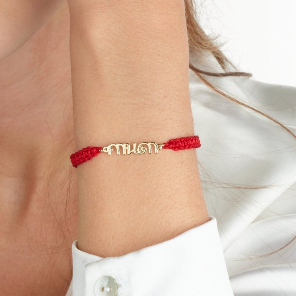 Macrame Thai Name Bracelet