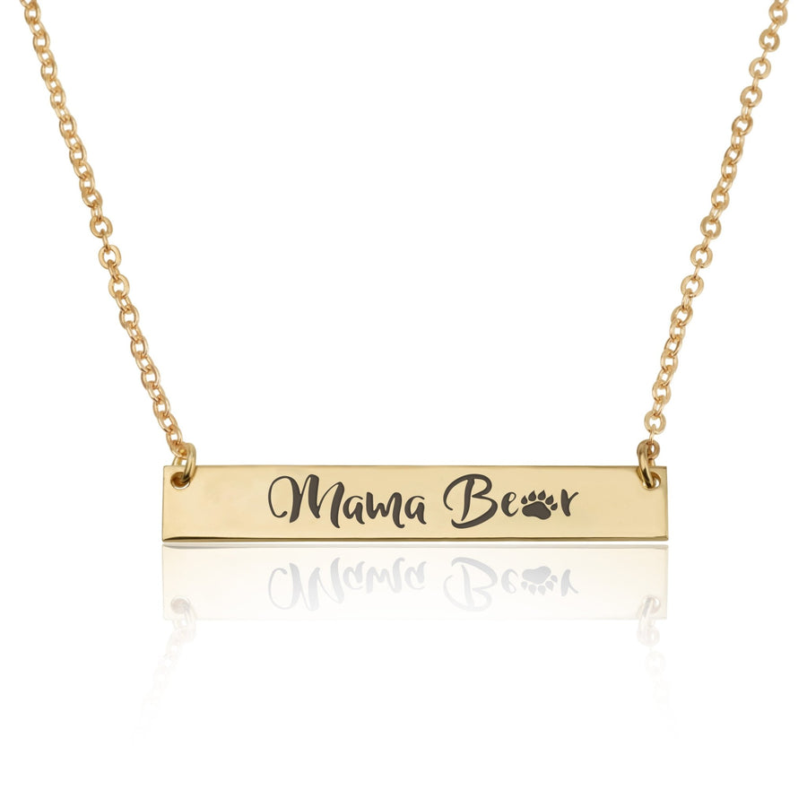 Momma Bear Necklace - Special Mother Gift