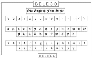 Old English Name Bracelet - Beleco Jewelry
