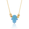 Opal Hamsa Necklace - Beleco Jewelry