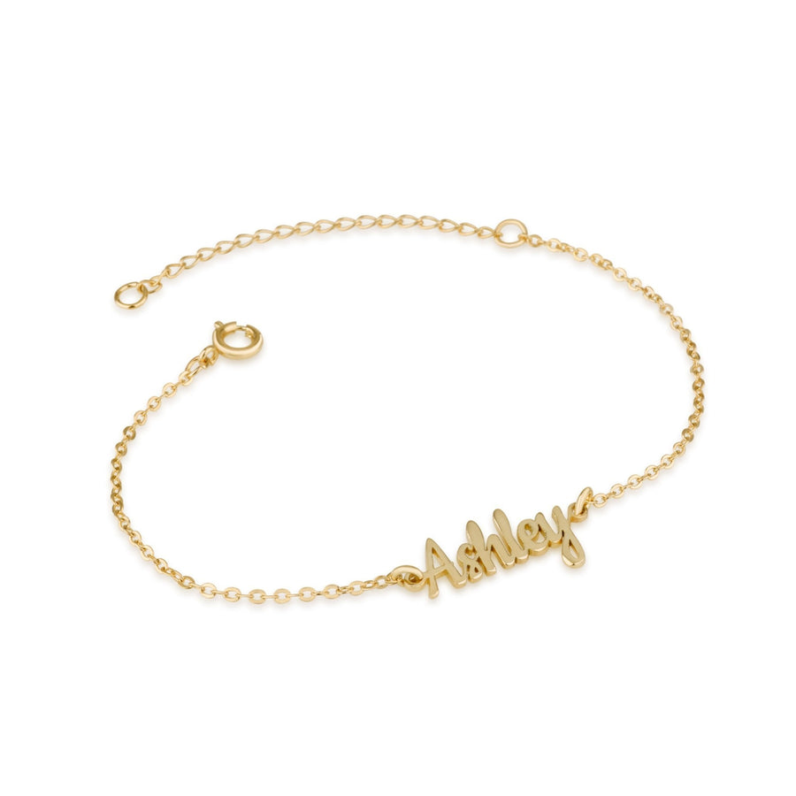 Personalized Ankle Name Bracelet