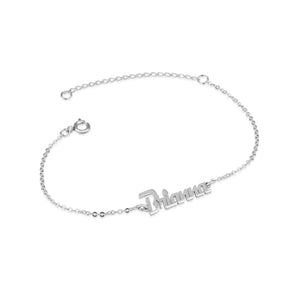 Personalized Ankle Name Bracelet - Beleco Jewelry