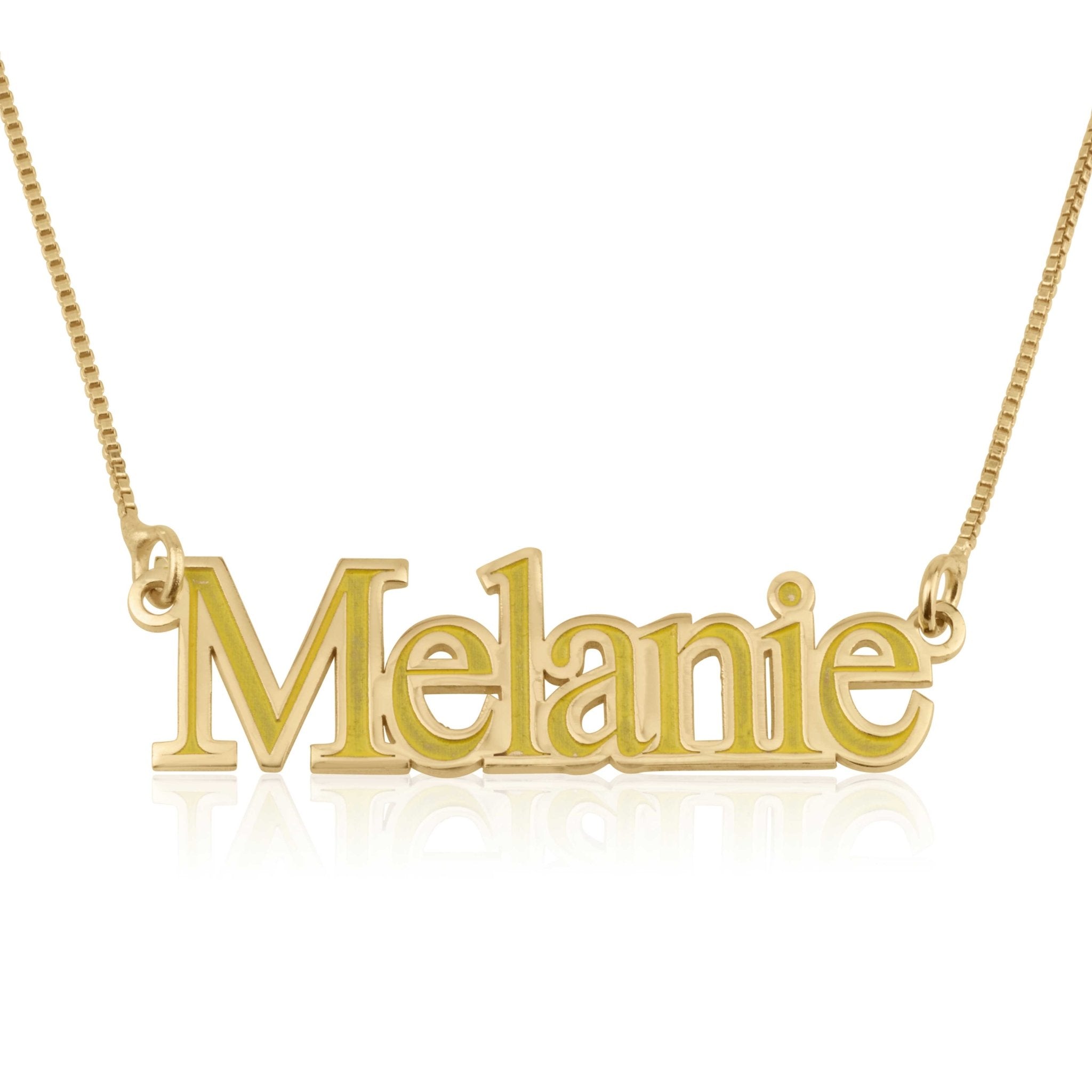 Personalized Colorful Name Necklace